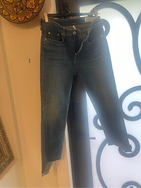 Rag and Bone Women's Blue Slim Straight Jeans
